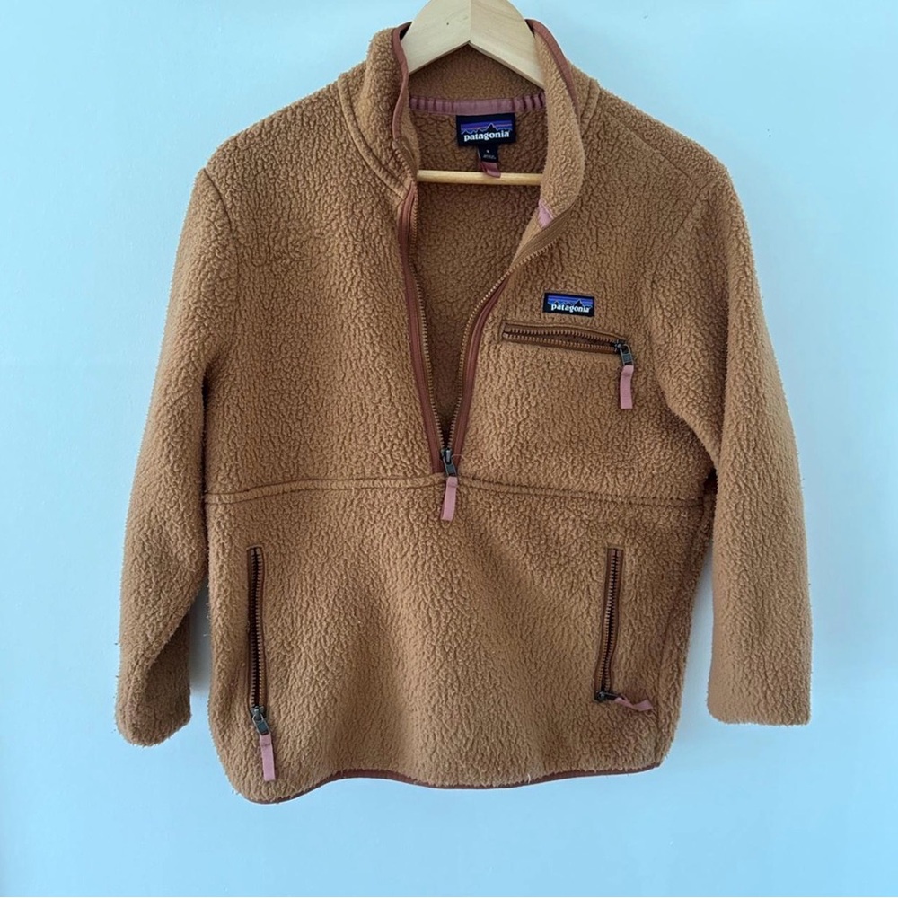 Patagonia Kids Fleece Jacket - Tan